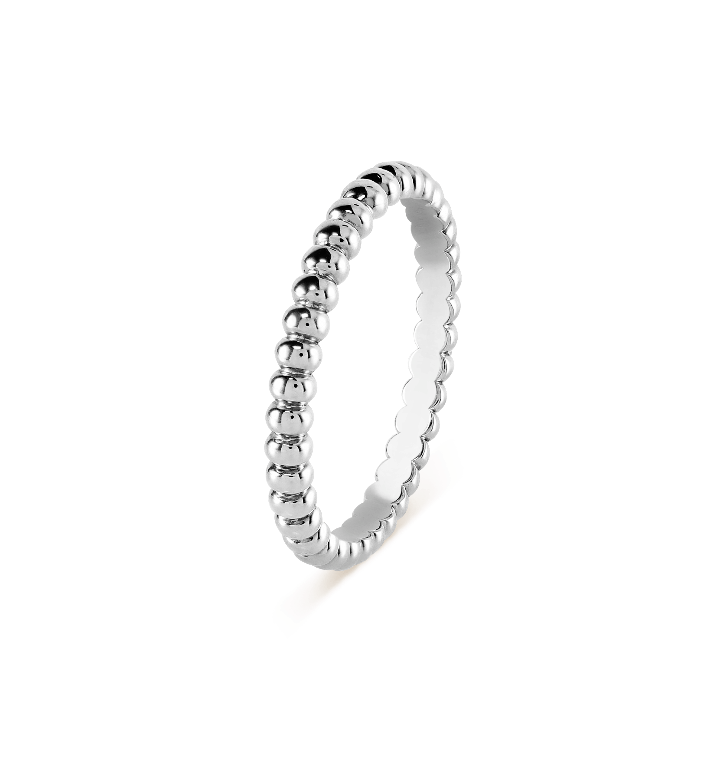 ペルレ ゴールドパール リング、スモールモデル 18K ホワイトゴールド - ヴァン クリーフu0026アーペル - Van Cleef u0026 Arpels