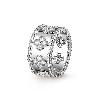 Perlée clovers ring, medium model