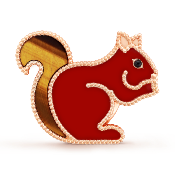 VCARP2AT00 - Lucky Animals Squirrel胸針 VCARP2AT00 - Lucky Animals Squirrel胸針