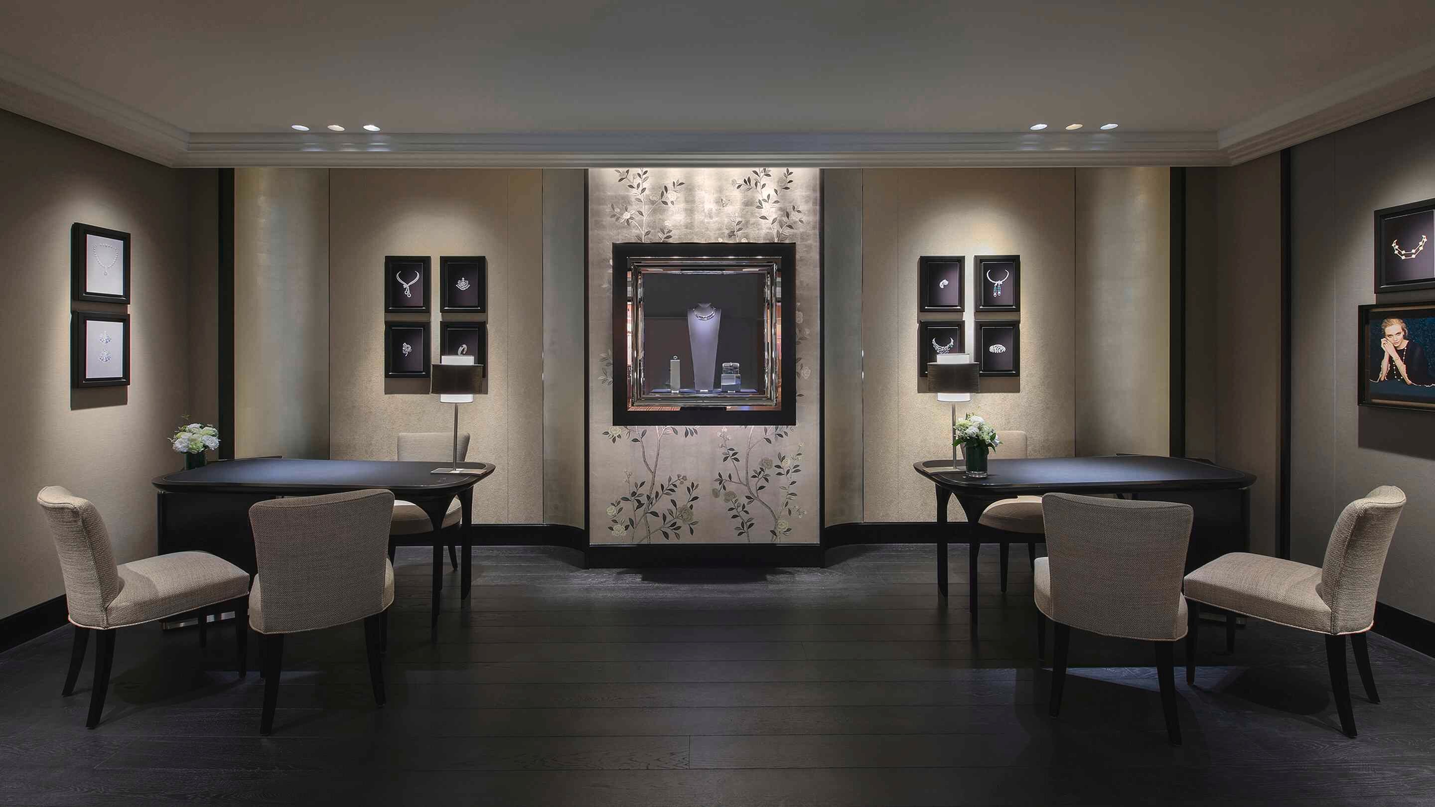 Osaka boutique present the main area view, van cleef arpels