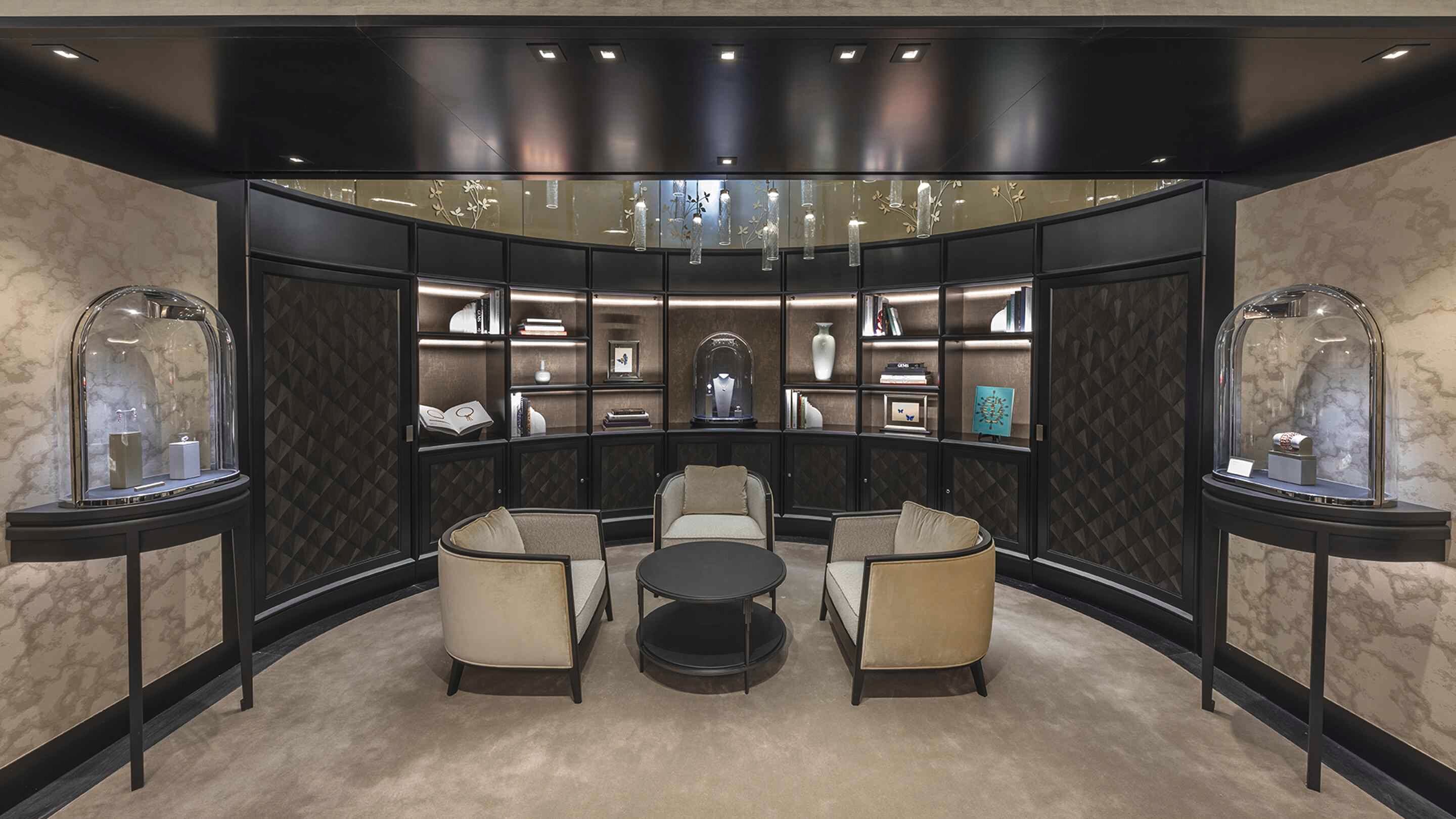 Hong Kong boutique present the salon view, Van Cleef Arpels