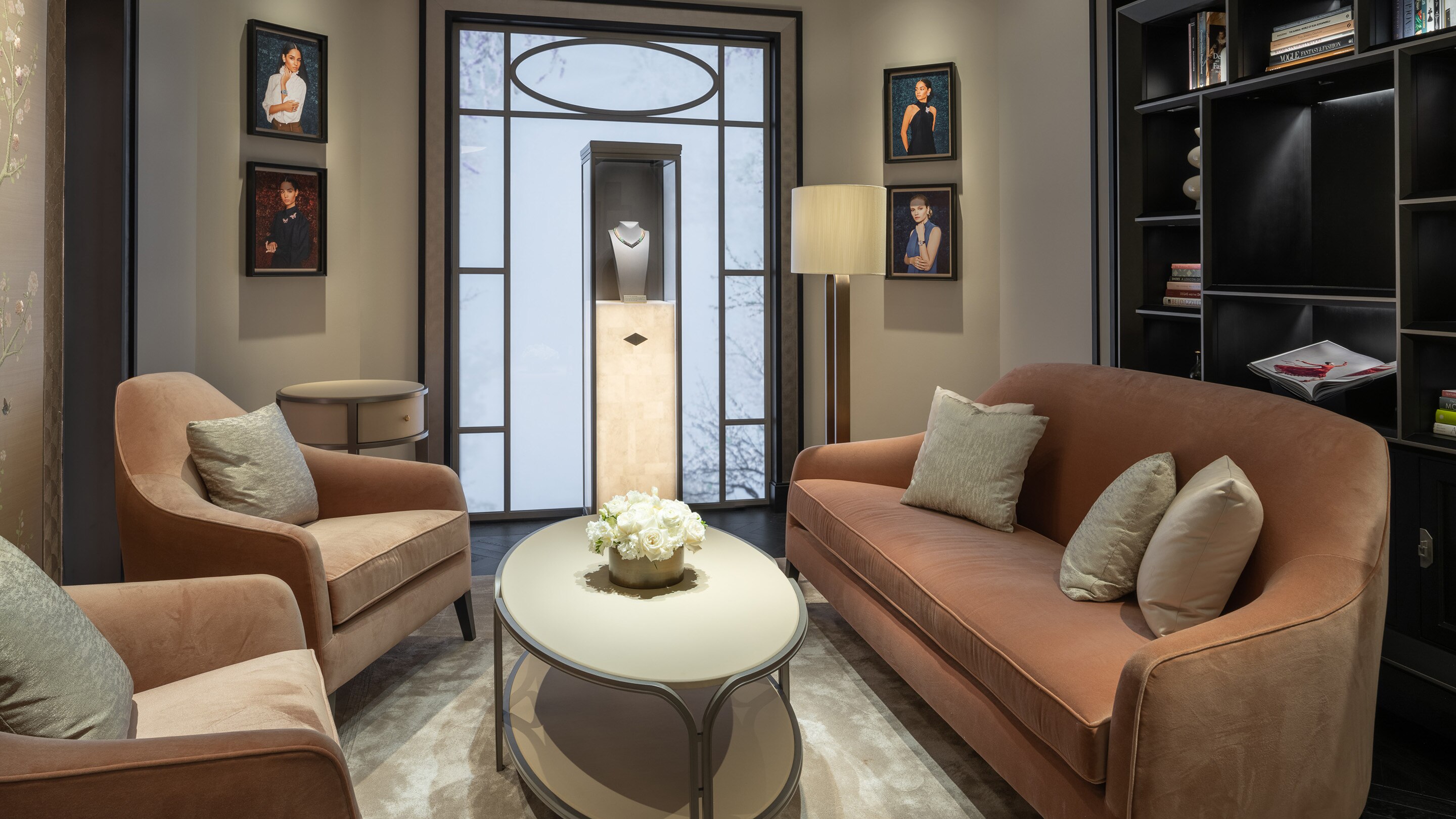 King of prussia boutique present the salon view, van cleef and arpels