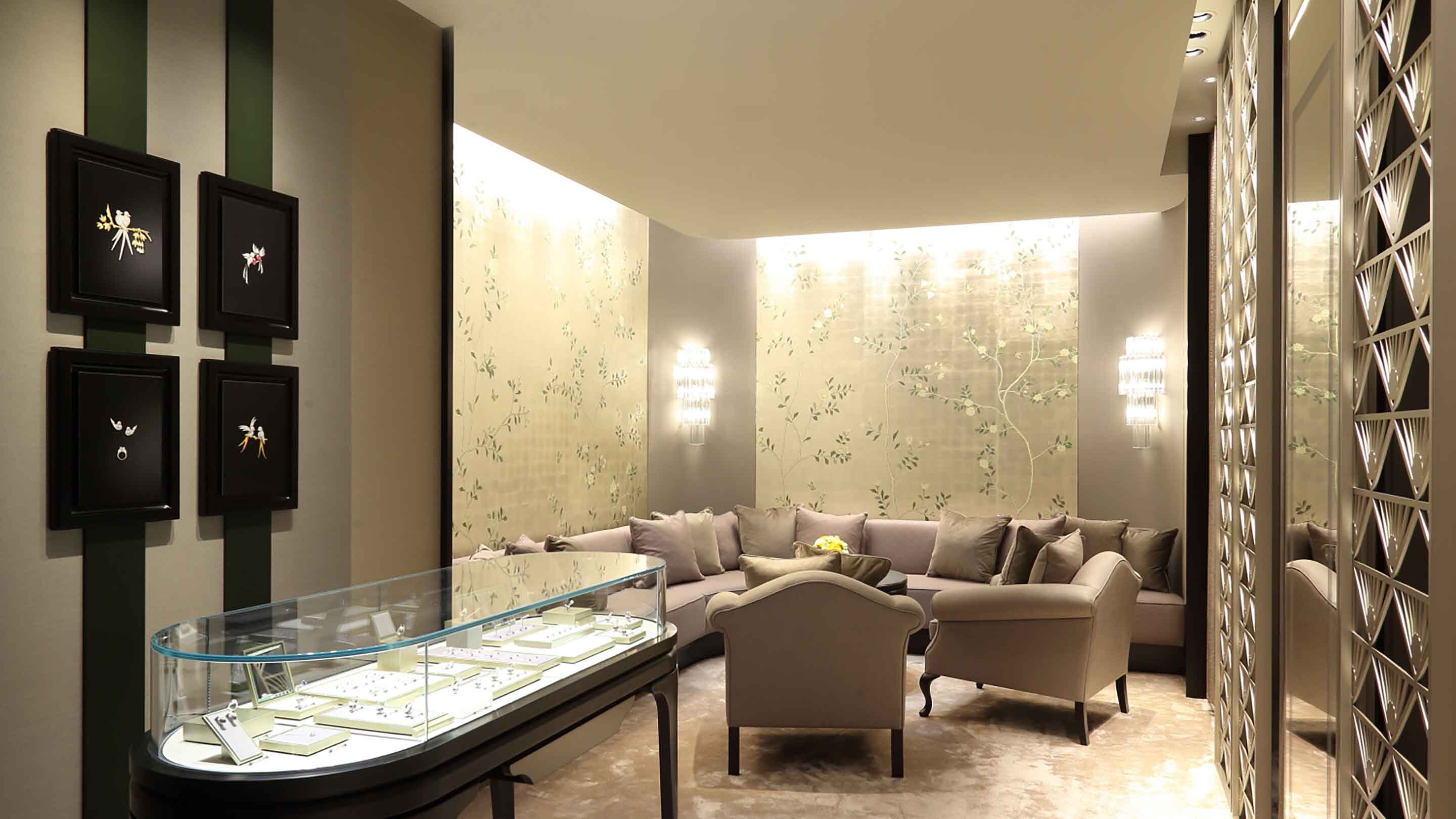 Tokyo ginza 6 boutique present the salon view, van cleef and arpels