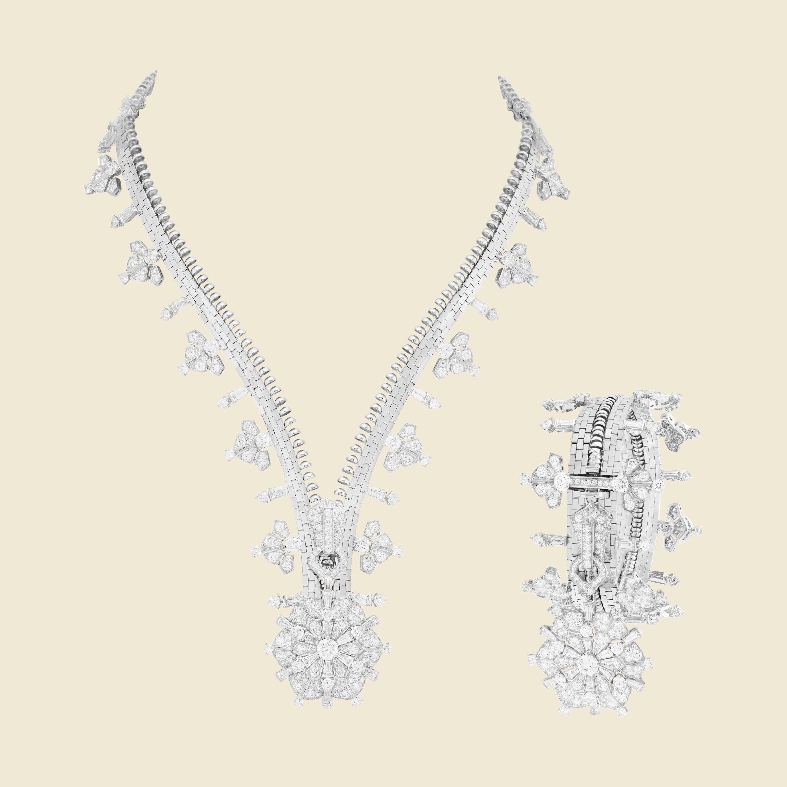 DIAMOND 'ZIP' NECKLACE, VAN CLEEF & ARPELS