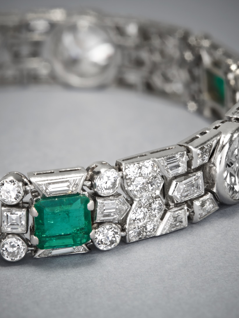 Van cleef deals emerald bracelet