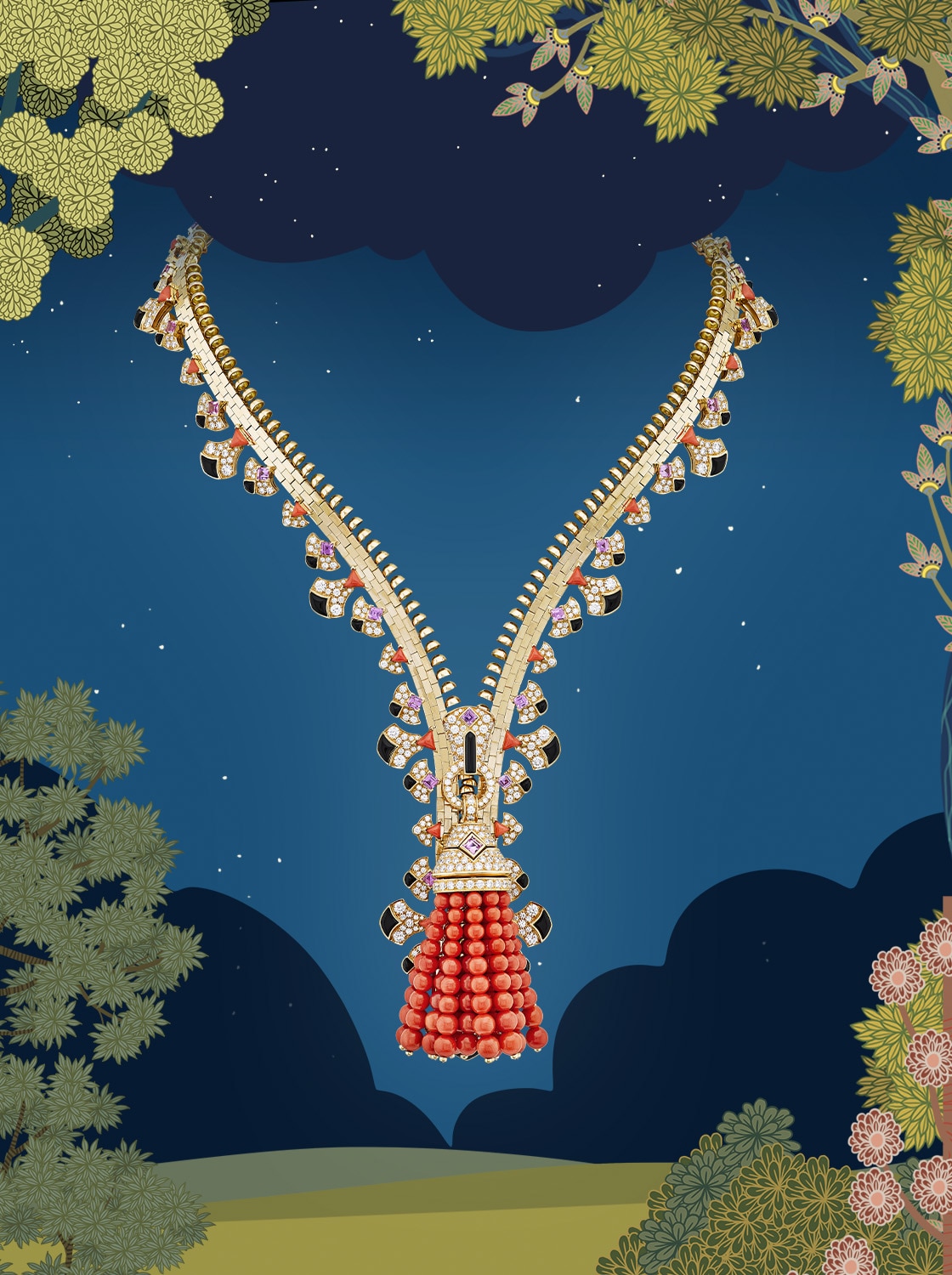 Van Cleef & Arpels' Legendary 'Zip' Necklace, Jewelry