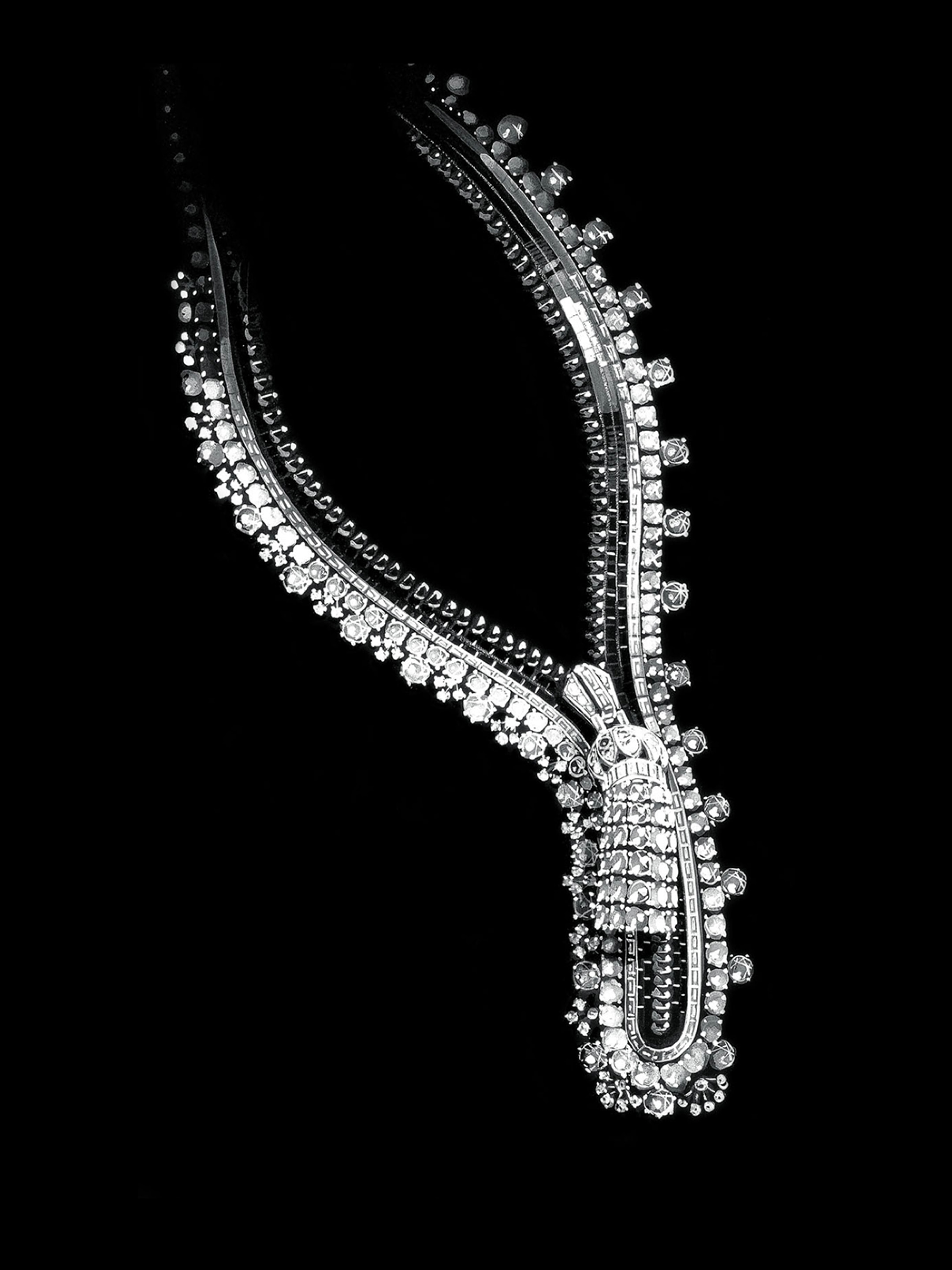 DIAMOND 'ZIP' NECKLACE, VAN CLEEF & ARPELS