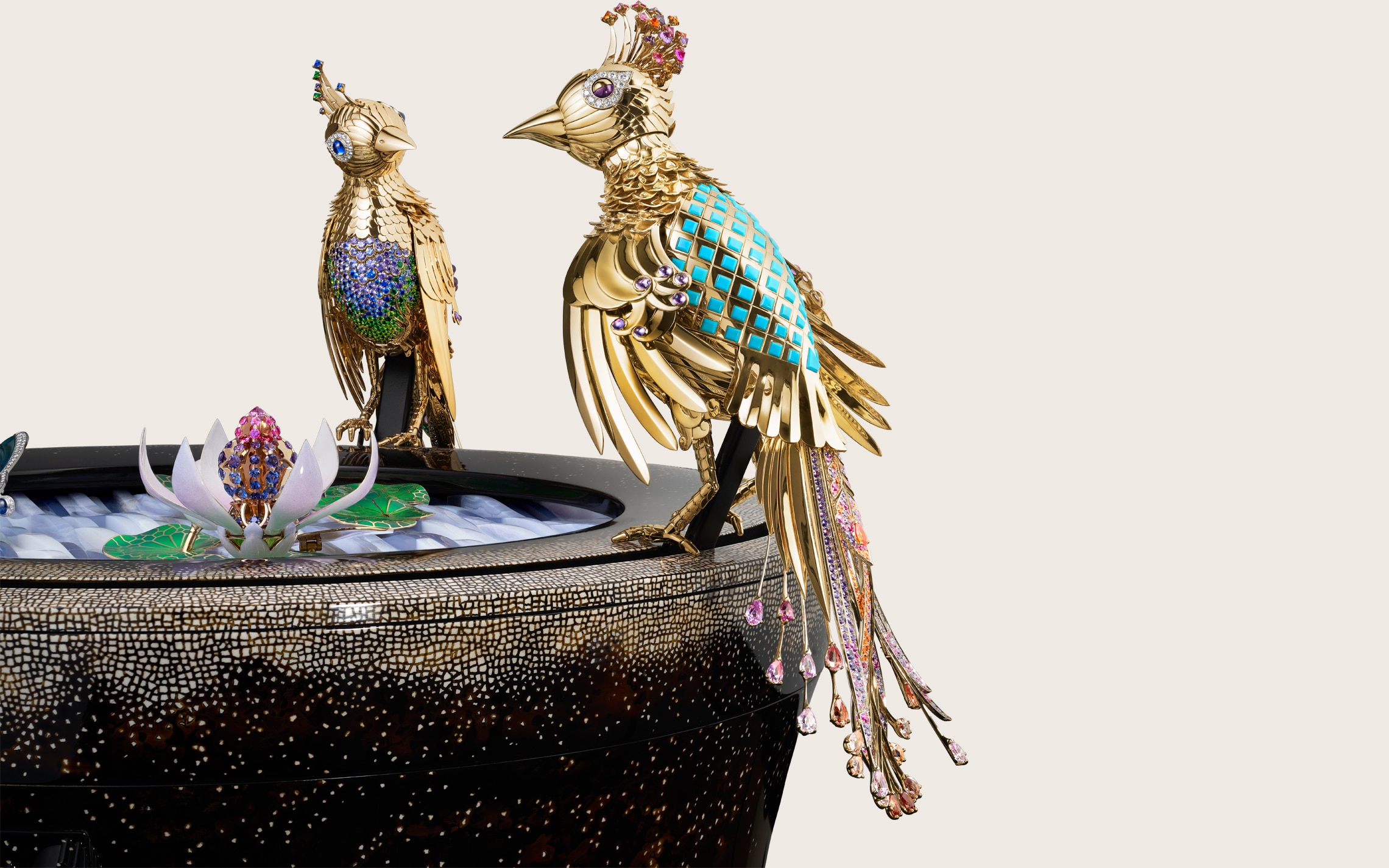 Fontaine aux Oiseaux小鸟喷泉自动机械装置_梵克雅宝_Van Cleef & Arpels